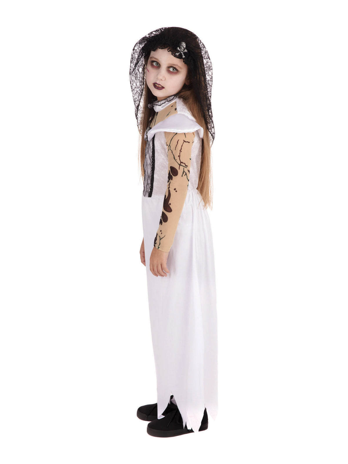 Zombie Bride Childrens Costume 3