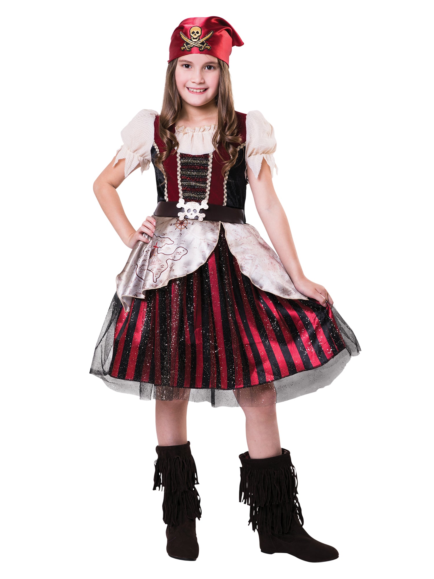 Pirate Girl Childrens Costume 2