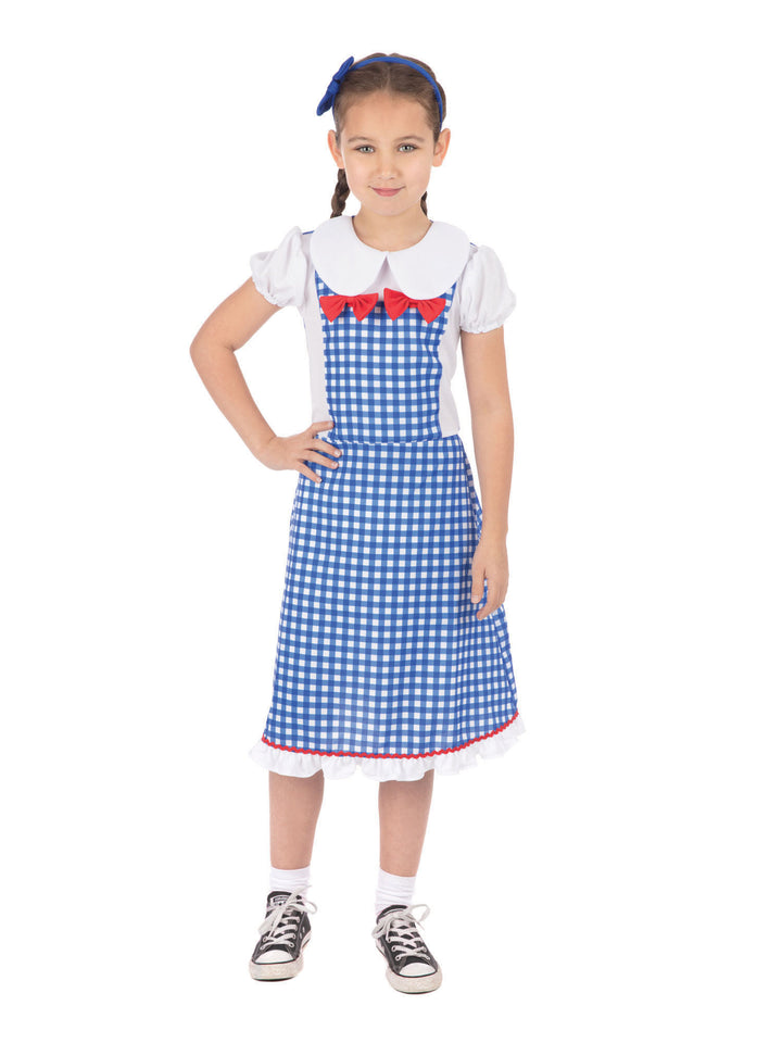 Kansas Girl Wizard of Oz Dorothy Costume