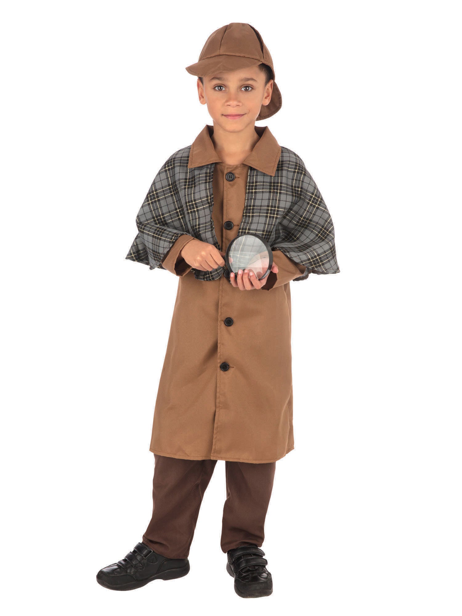 Detective Boy Kit Sherlock Holmes Costume for Kids 1