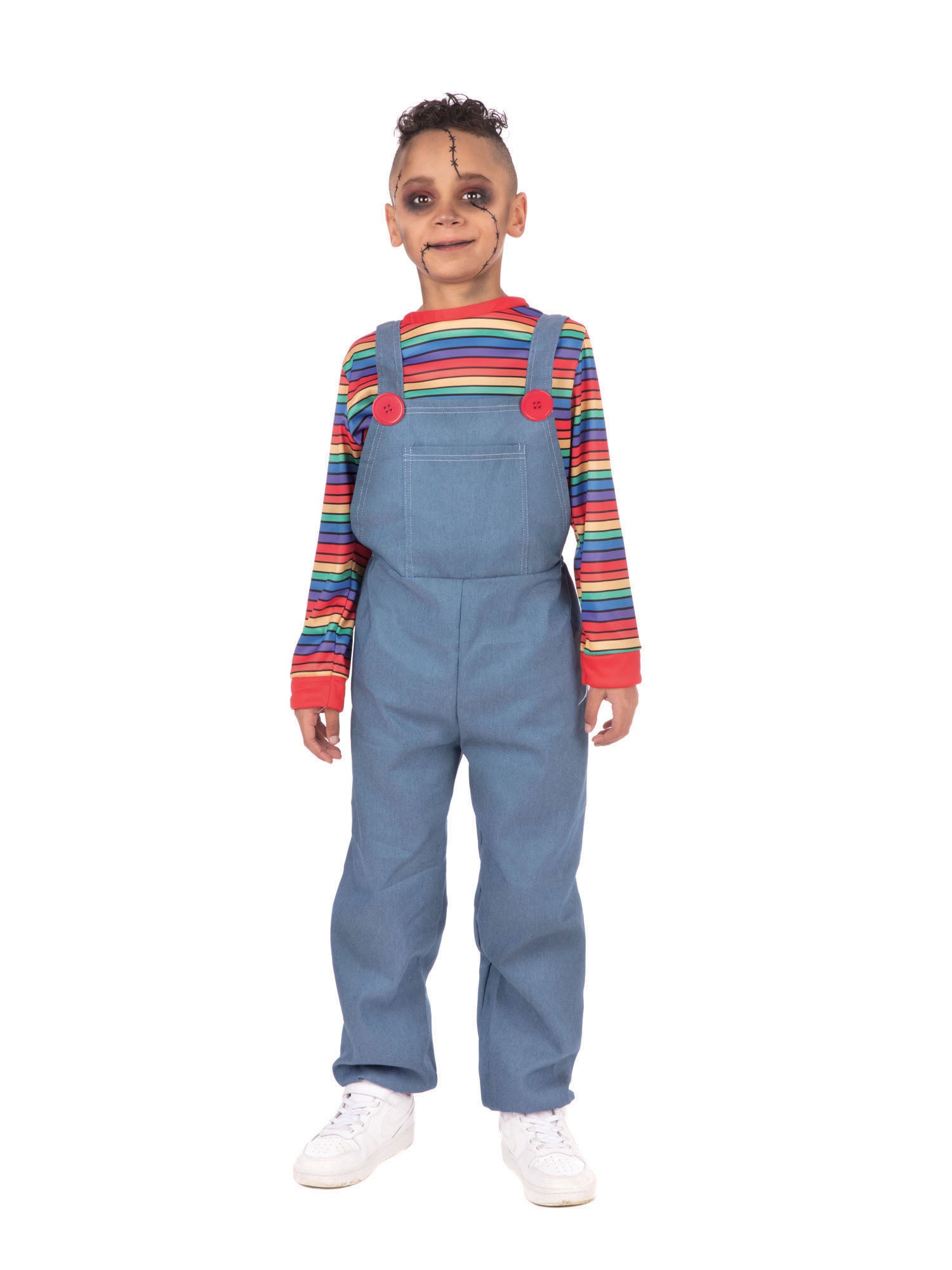Denim Demon Child Chucky Dungarees Costume 2