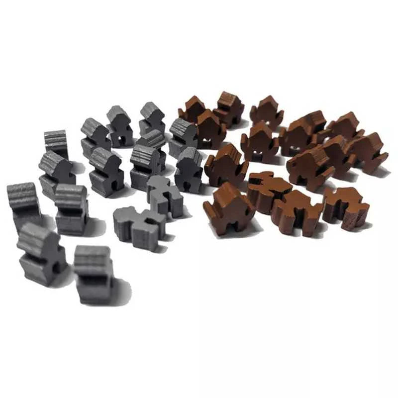 Barrage Wooden Machineries Pack Board Game Accessory by Crowd