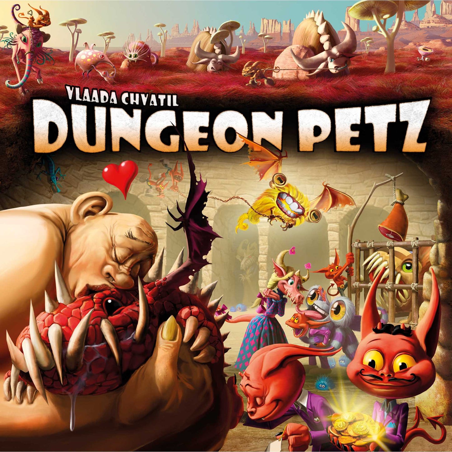 Dungeon Petz Board Game by Czech Games Edition 1