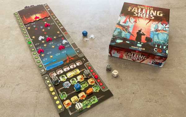 Under Falling Skies Board Game by Czech Games Edition 2