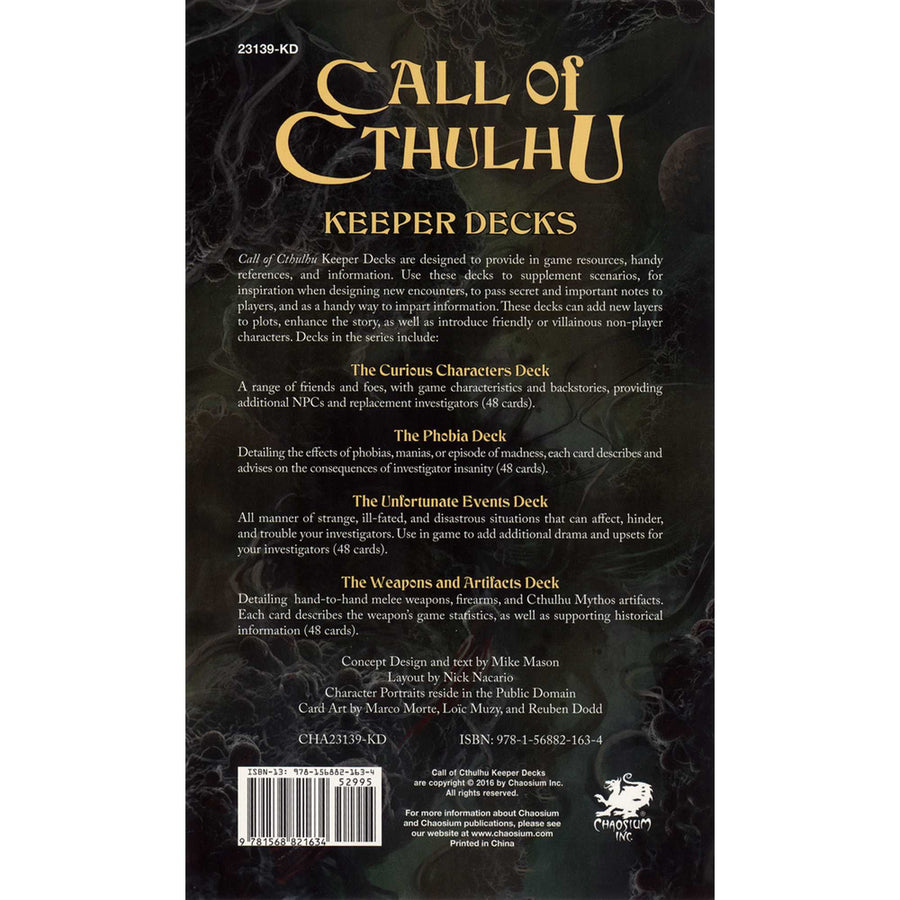 Call of Cthulhu: Keeper Decks