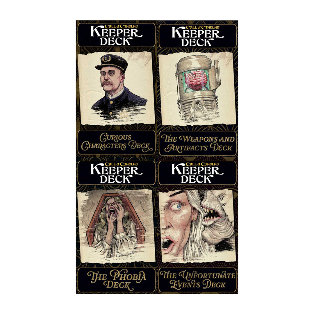 Call of Cthulhu Keeper Decks 2nd Edition Roleplaying Game by Chaosium 1
