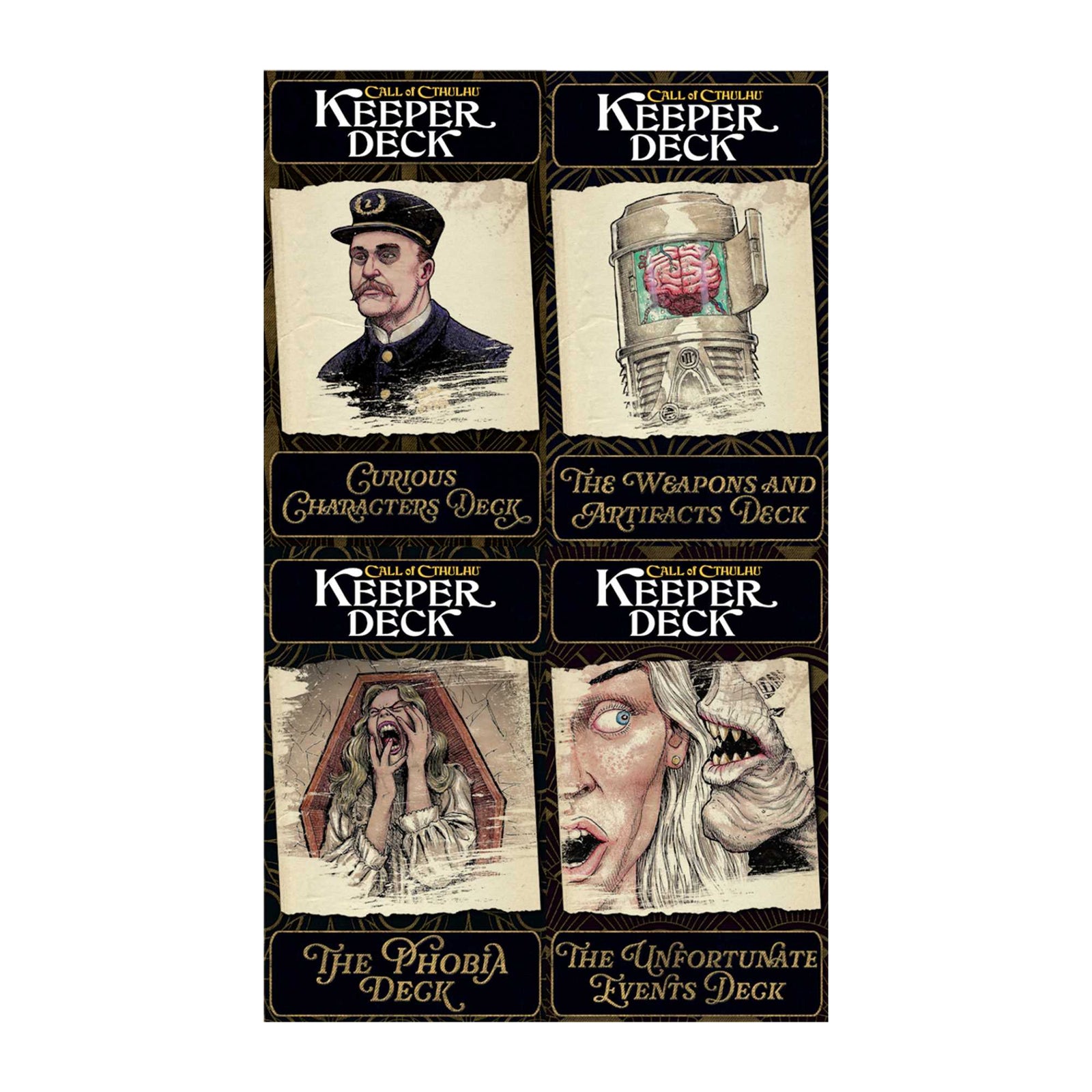 Call of Cthulhu Keeper Decks 2nd Edition Roleplaying Game by Chaosium 1
