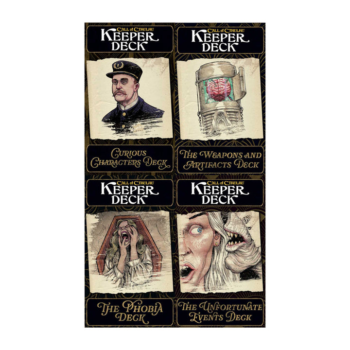 Call of Cthulhu Keeper Decks 2nd Edition Roleplaying Game by Chaosium 1