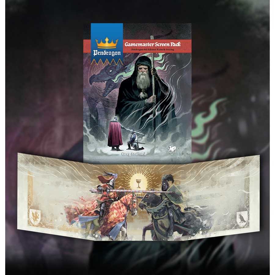Gamemaster Screen Pack Pendragon Roleplaying Game by Chaosium 2