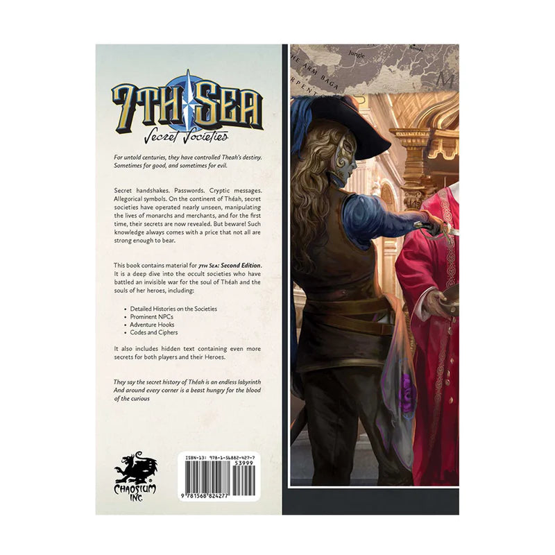 7th Sea Secret Societies Hardcover Book 1