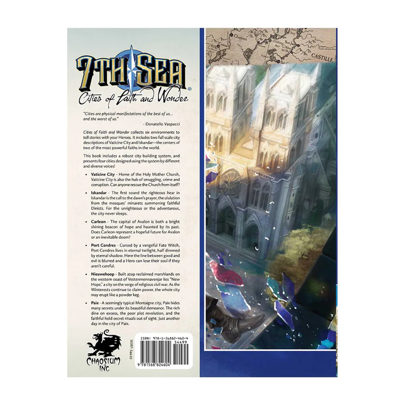 7th Sea Cities of Faith & Wonder Hardcover Book 2