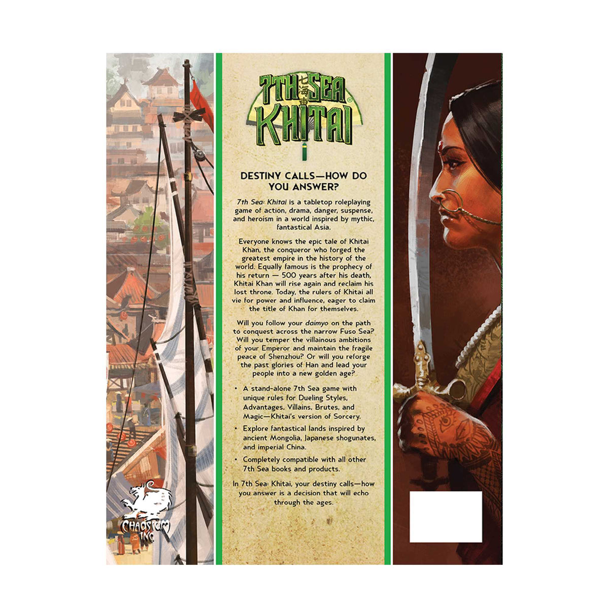 7th Sea: Khitai Core Rulebook 2