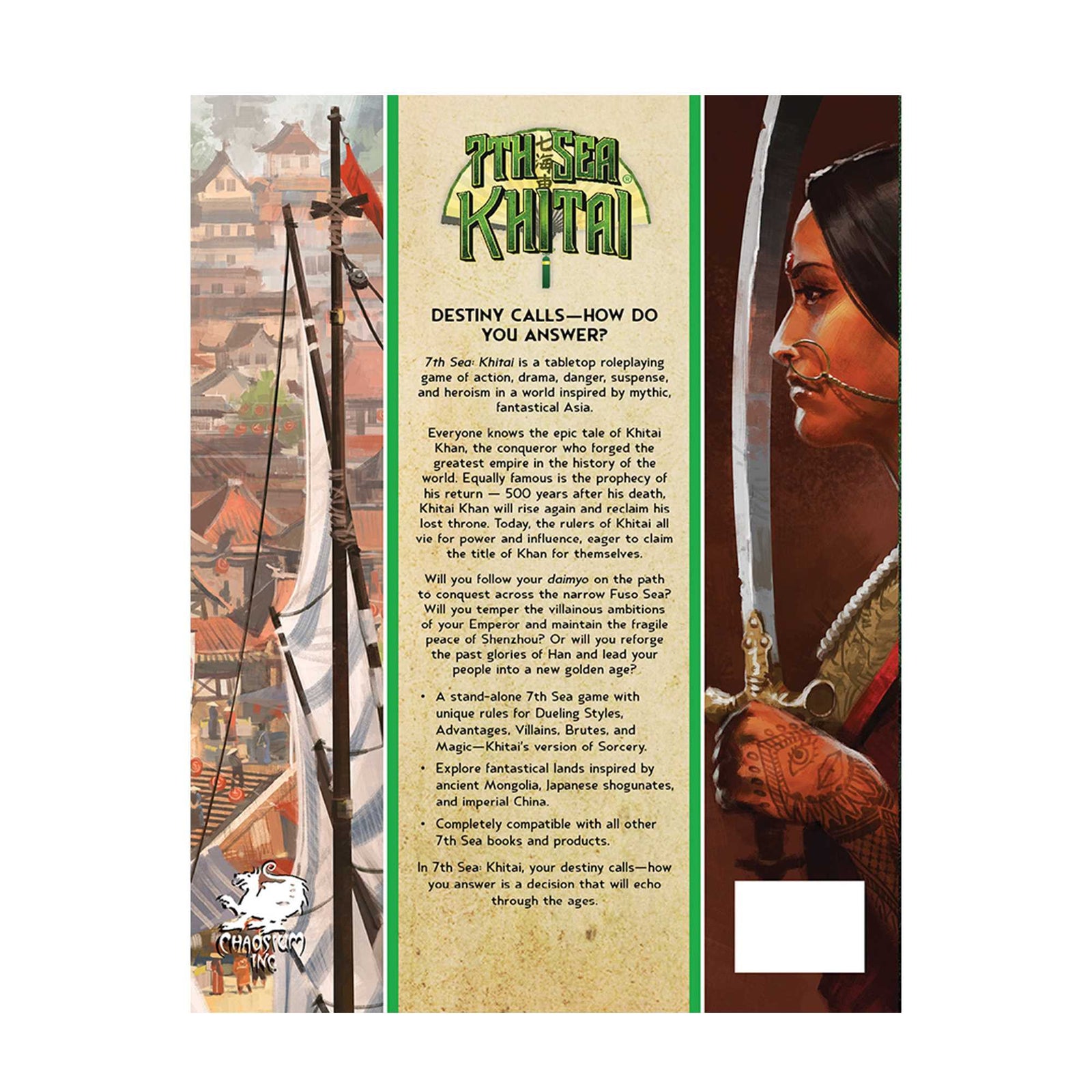 7th Sea: Khitai Core Rulebook 2
