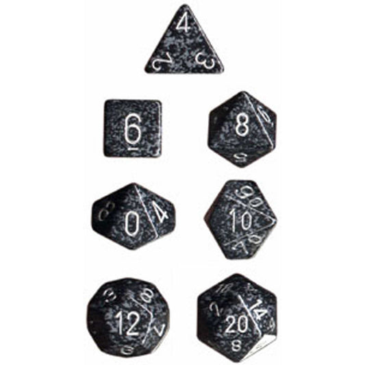 Polyhedral Dice: Speckled - Ninja (7) 1