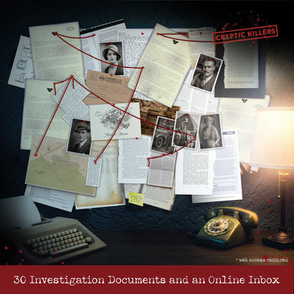 Cryptic Killers Murder at Merivale Manor UK Board Game by LA Brands 3