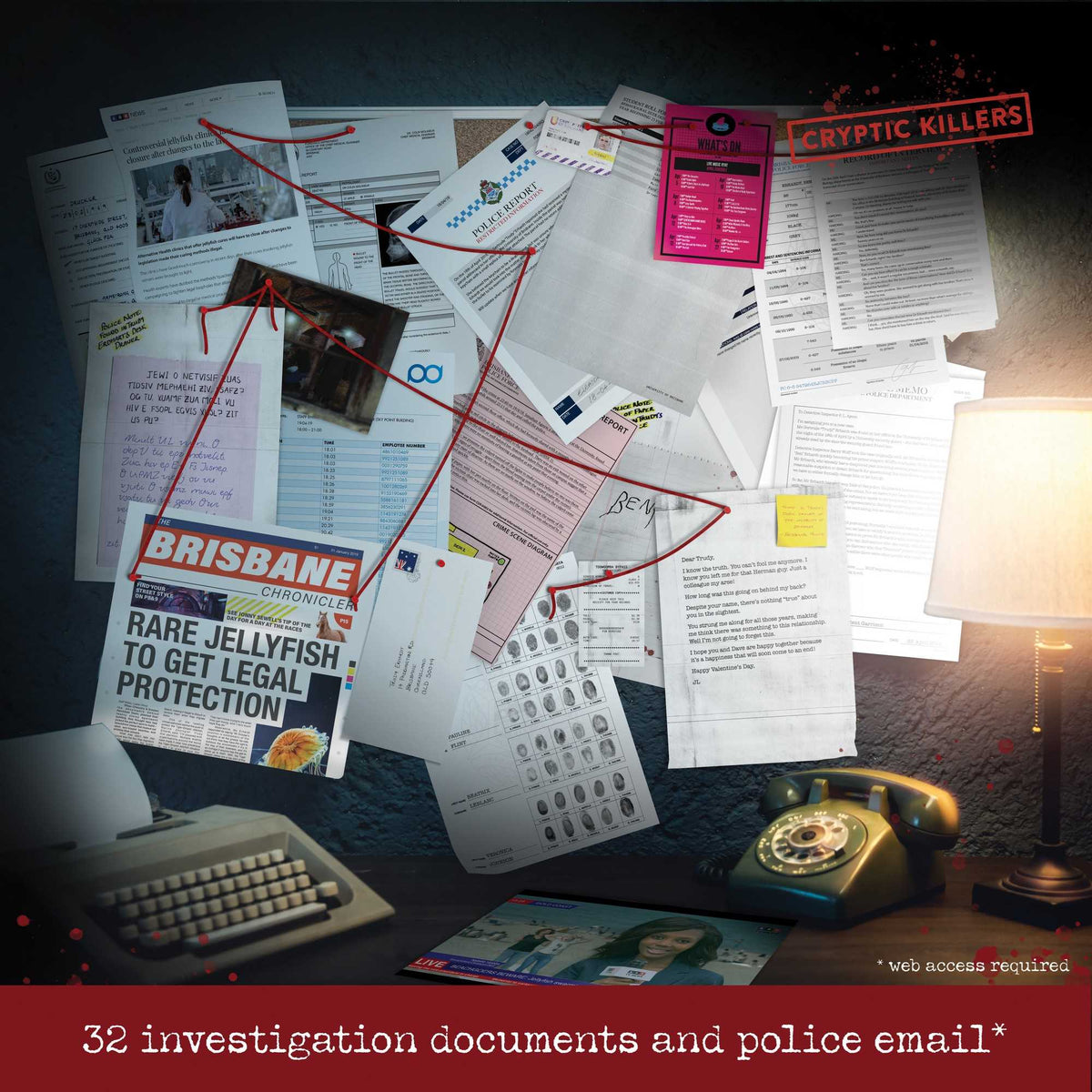Cryptic Killers Murder of a Marine Biologist UK Board Game by LA Brands 3