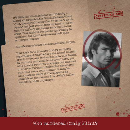 Cryptic Killers Murder in Miami UK Board Game by LA Brands 2