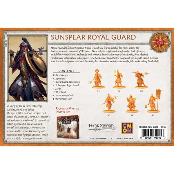 A Song of Ice and Fire Miniatures Game Sunspear Royal Guard 2