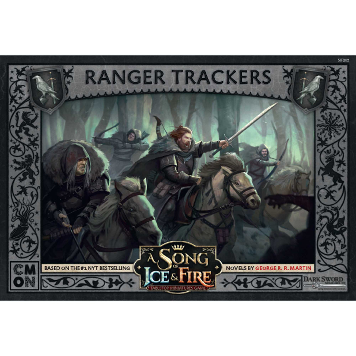 A Song of Ice & Fire: Tabletop Miniatures Game - Night's Watch Ranger Trackers 1