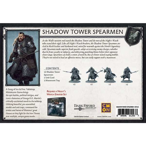 A Song of Ice & Fire: Tabletop Miniatures Game - Shadow Tower Spearmen