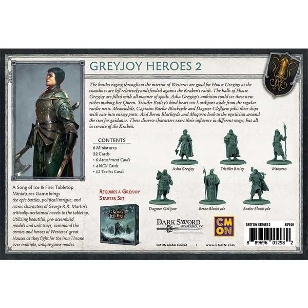 A Song of Ice & Fire: Tabletop Miniatures Game - Greyjoy Heroes #2 2