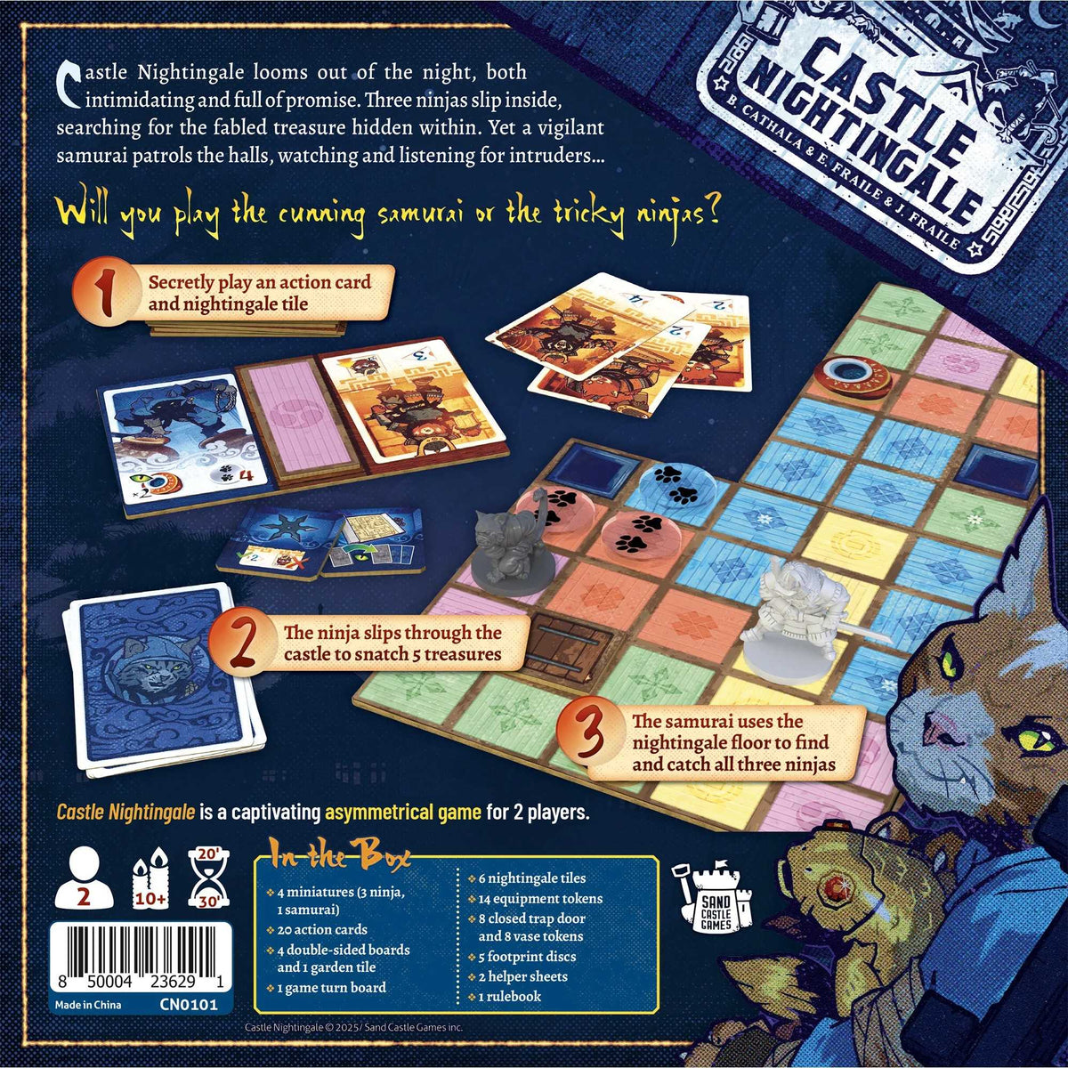 Castle Nightingale Board Game by Sand Castle 3