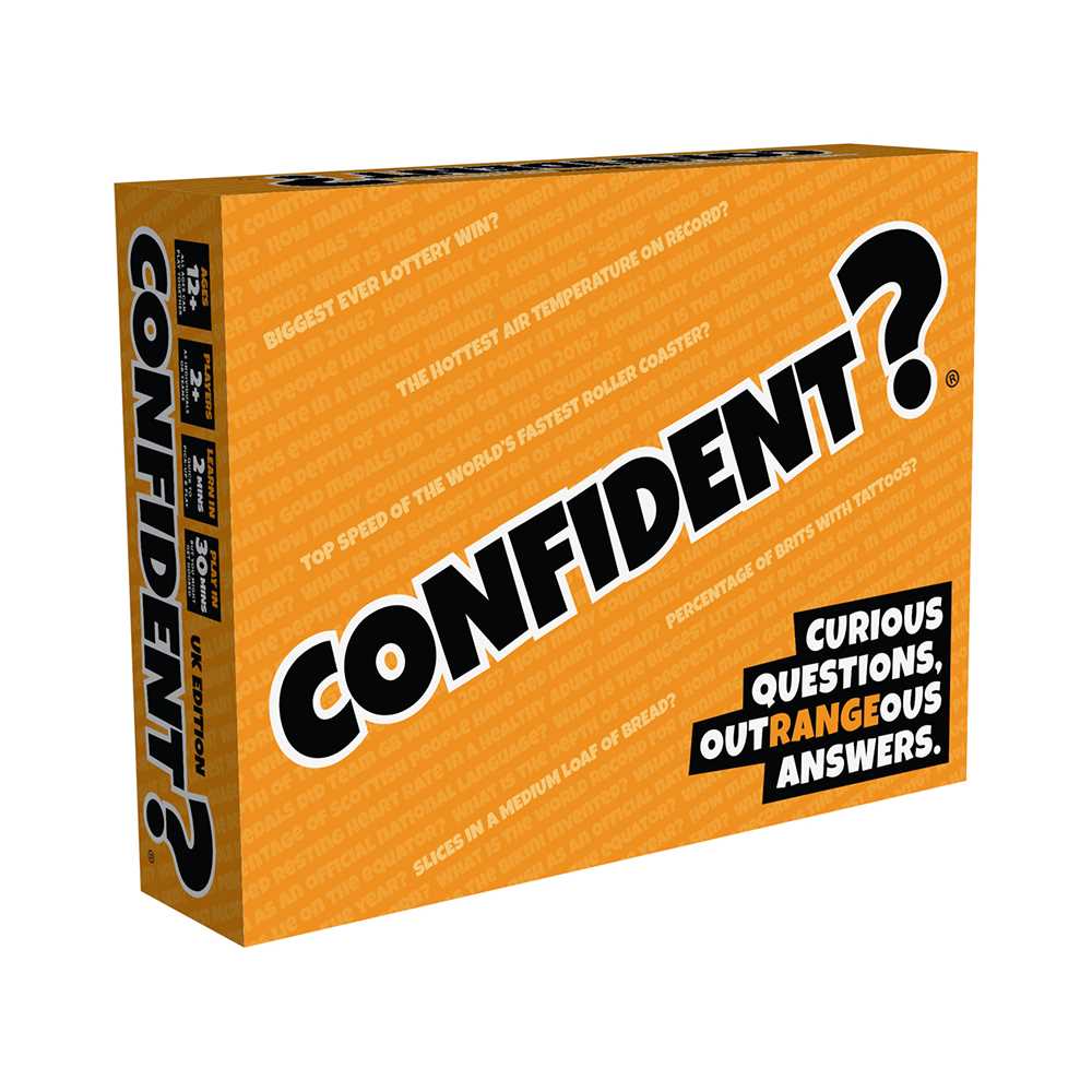 Confident UK Edition Board Game 1