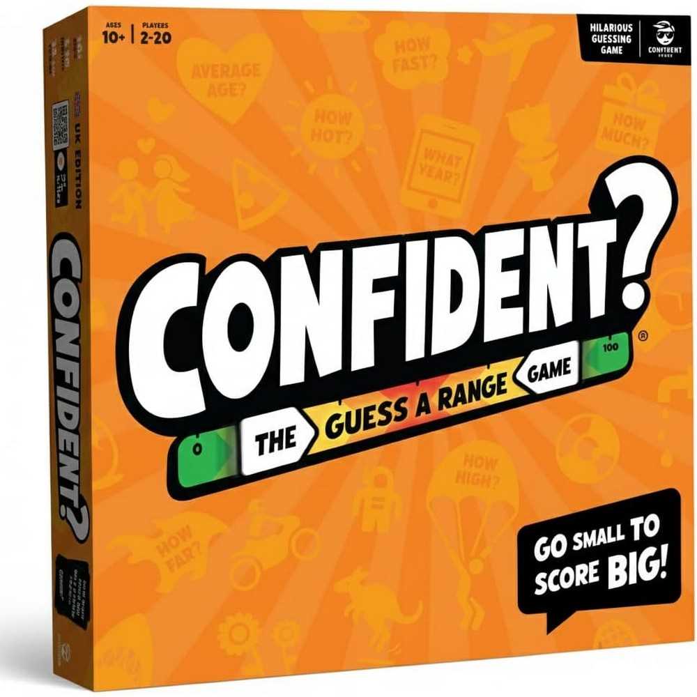 Confident Refresh Guess a Range Board Game