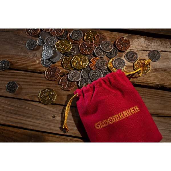 Gloomhaven Metal Coin Upgrade Gaming Accessory by Cephalofair Games 2