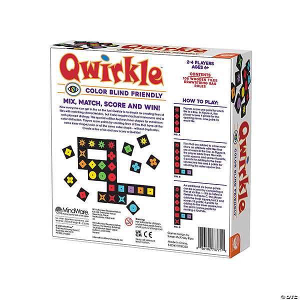 Qwirkle (Color Blind Friendly Edition) 2