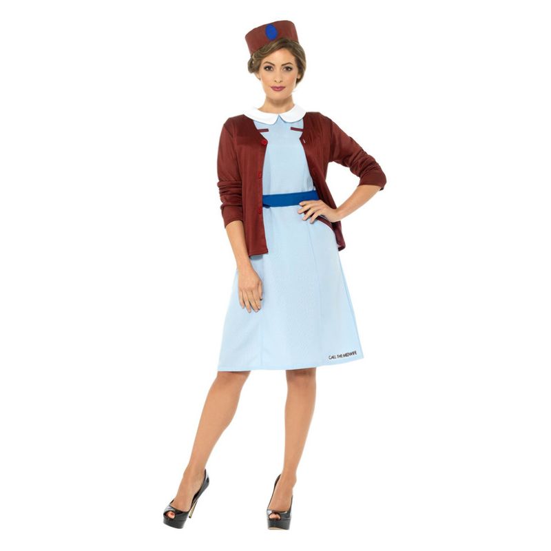 Call The Midwife Costume Blue Dress 1