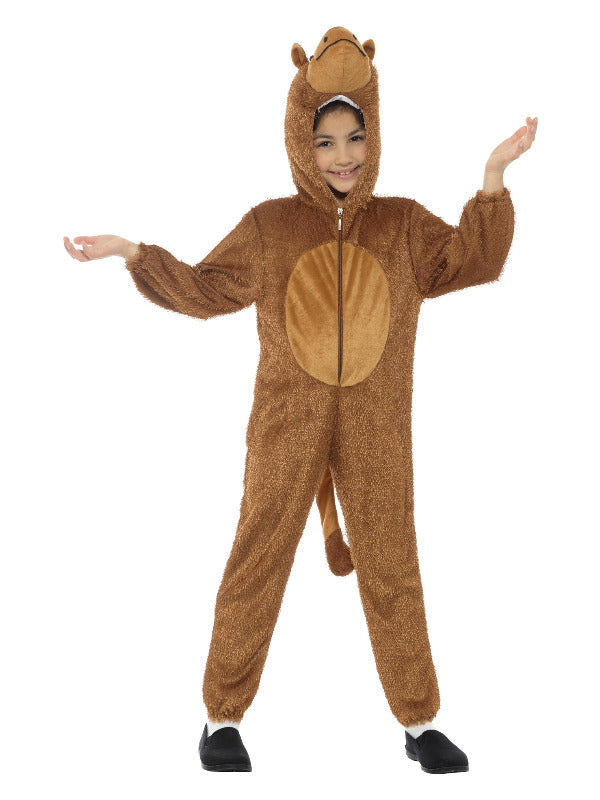 Camel Costume Kids Brown Jumpsuit with Hood 1