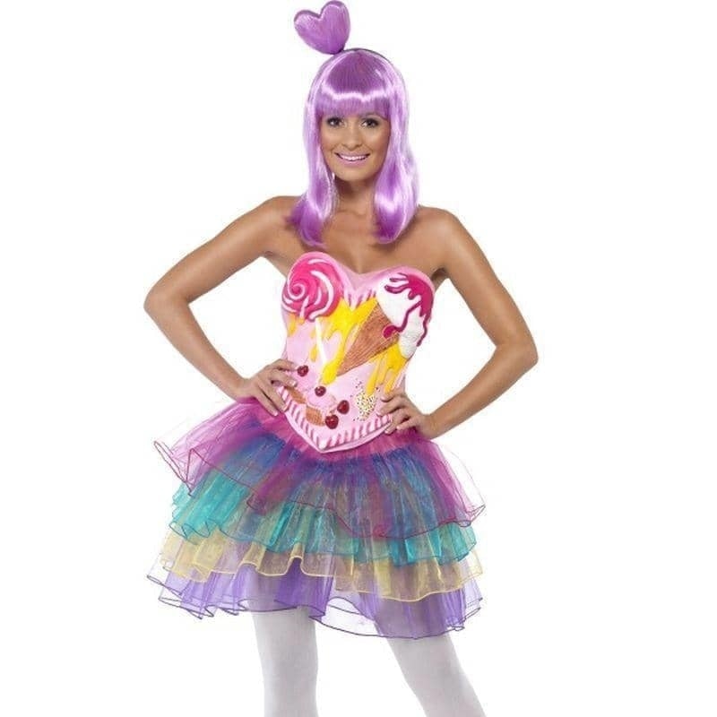 Candy Queen Costume Adult Purple Dress 1