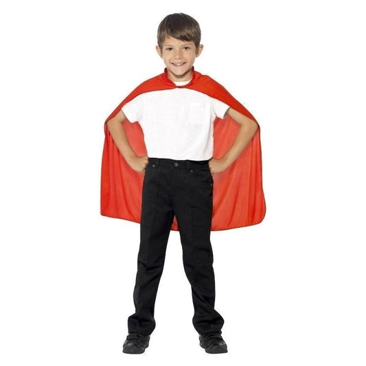 Cape Kids Red Mid Length 1