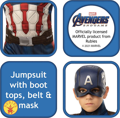 Captain America Boys Costume Avengers Endgame 3