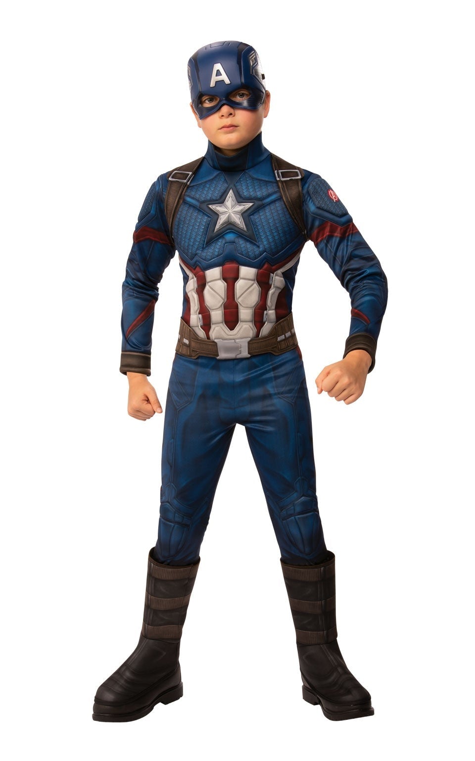 Captain America Costume Boys Deluxe Avengers Endgame 1