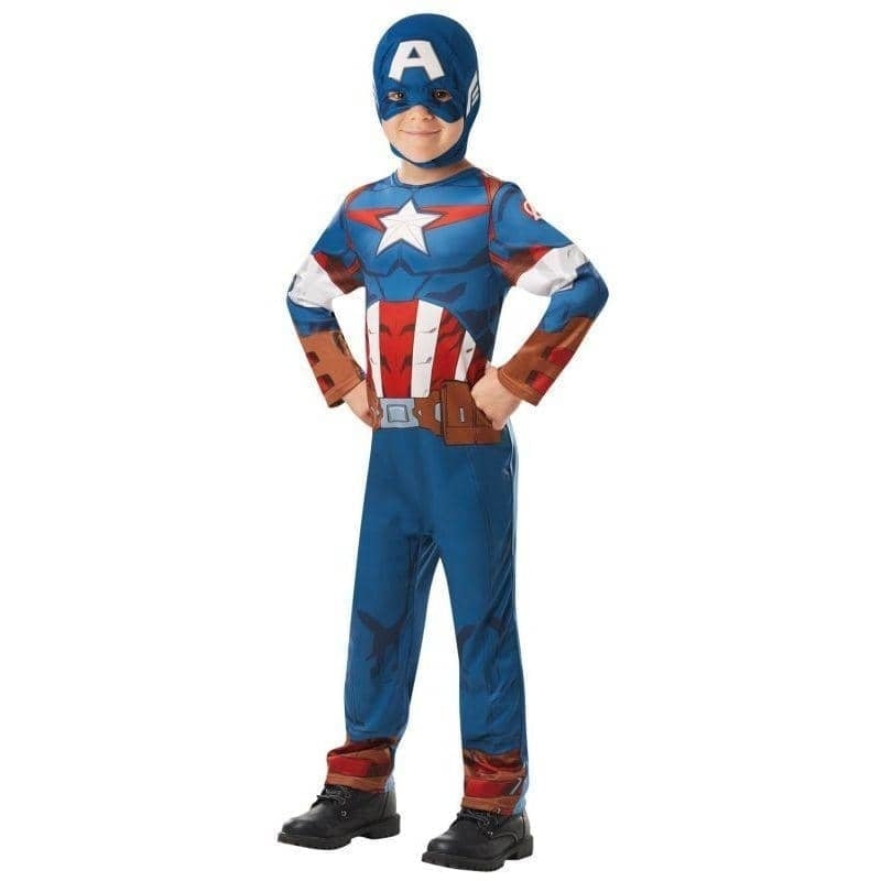 Captain America Costume Boys First Avenger 1