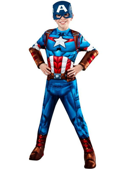 Captain America Mech Strike Boys Costume 3