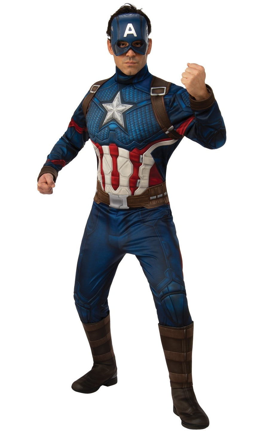 Captain America Mens Costume Deluxe Avengers Endgame_1