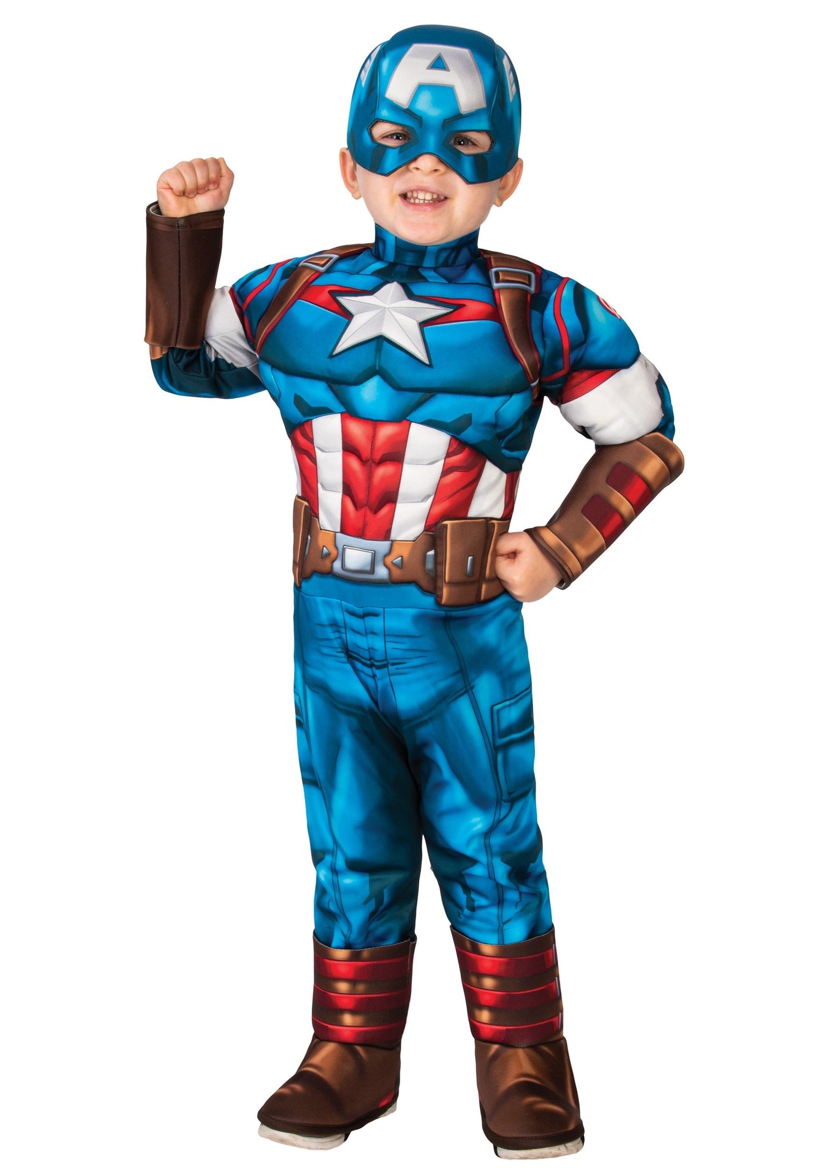Captain America Muscle Costume for Toddlers 1