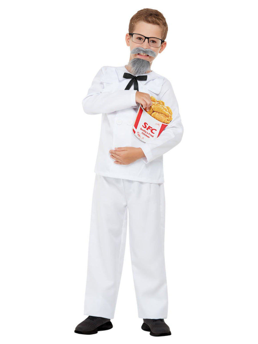 Captain Cluck Costume Child White 2