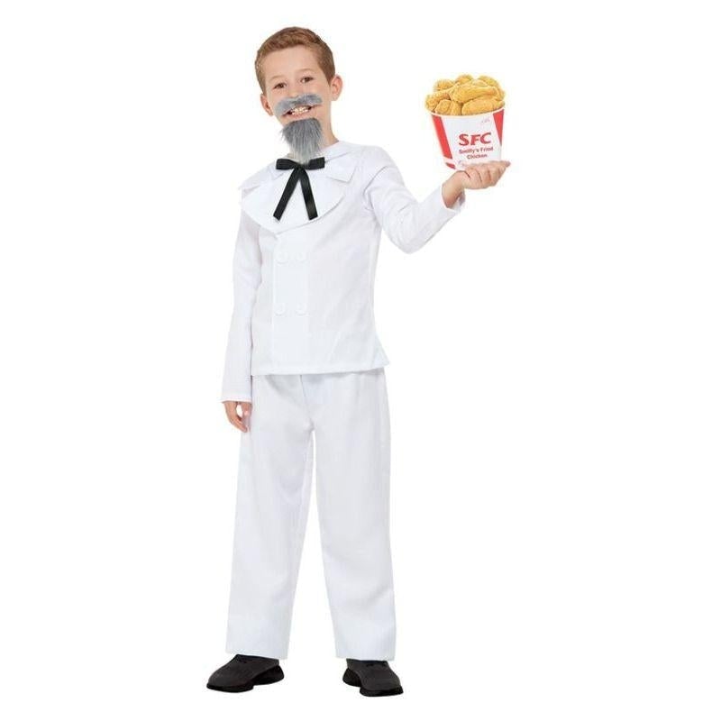 Captain Cluck Costume Child White_1