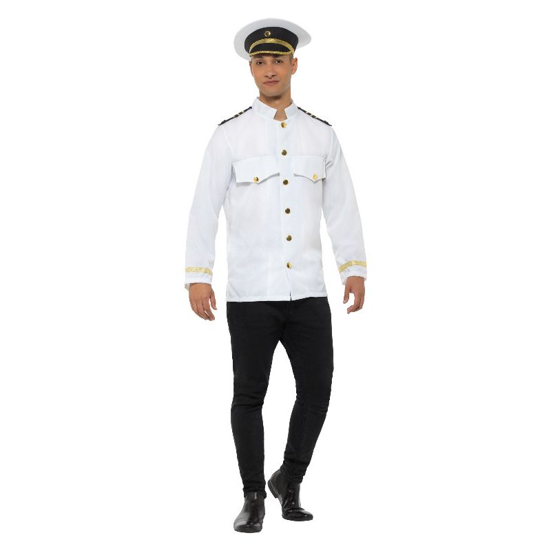 Captain Jacket White Adult_1 sm-47206M