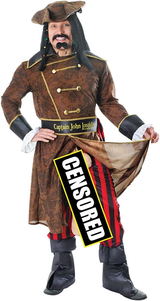 Captain John Longfellow Adult Pirate Costume_3