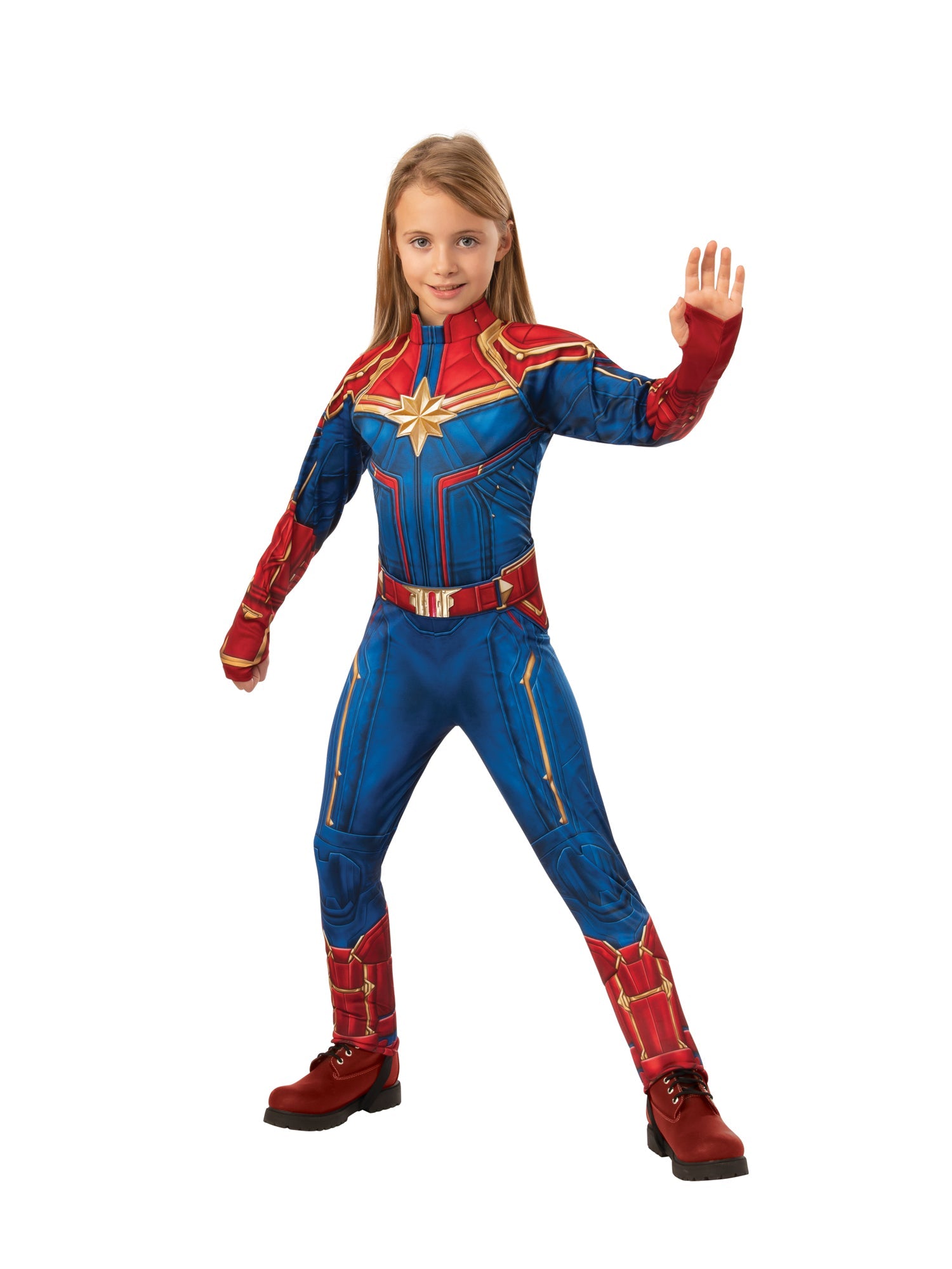 Captain Marvel Costume Childrens Hero Suit 2