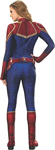 Captain Marvel Costume Womens Hero Deluxe Suit 3
