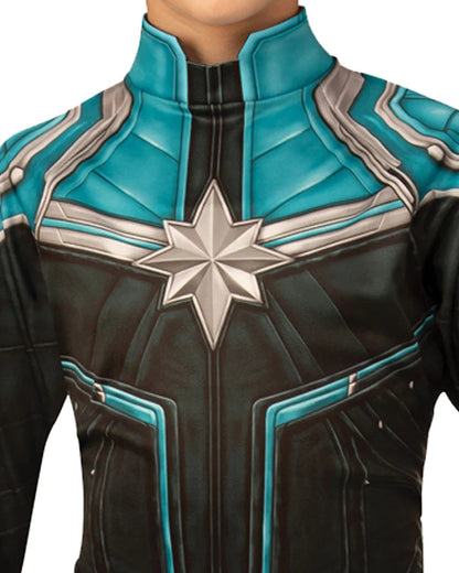 Captain Marvel Girls Kree Suit Costume Superhero 4