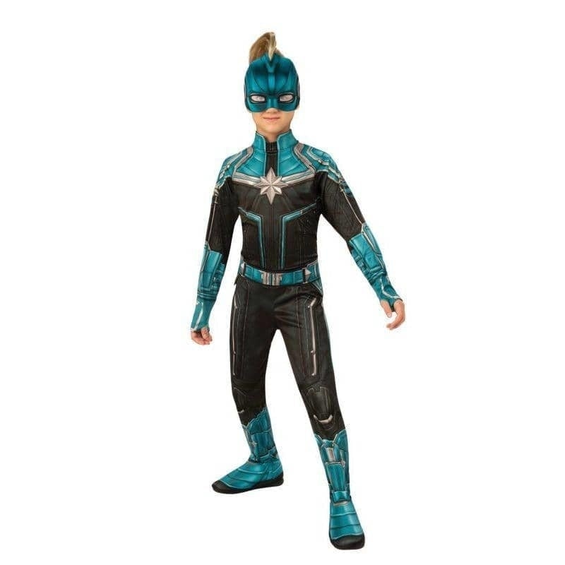 Captain Marvel Girls Kree Suit Costume Superhero_1
