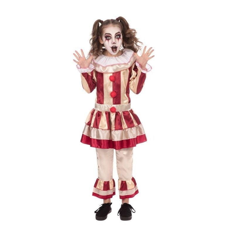 Carnival Clown Girl Costume Top and Trousers 1