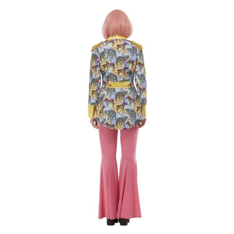 Carnival Jacket Blue and Yellow with Animal Print Design and Gold Trim 2